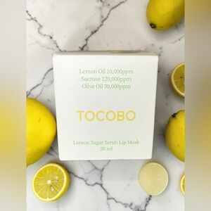 🍋TOCOBO🍋Lemon Sugar Scrub Lip Mask/NIB